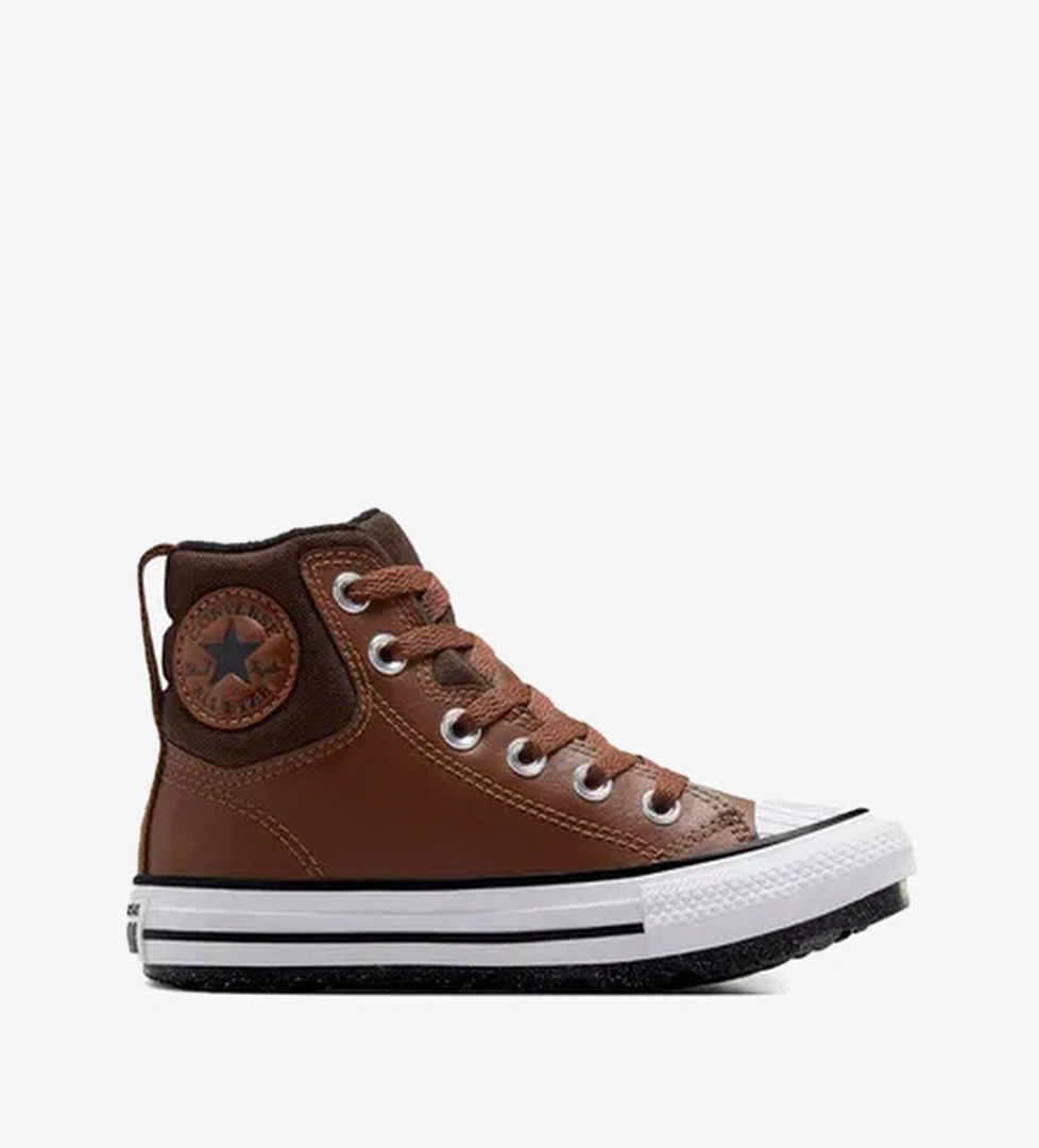 Converse Chuck Taylor All Star Berkshire Çocuk Kahverengi Deri Bot - Görsel 1