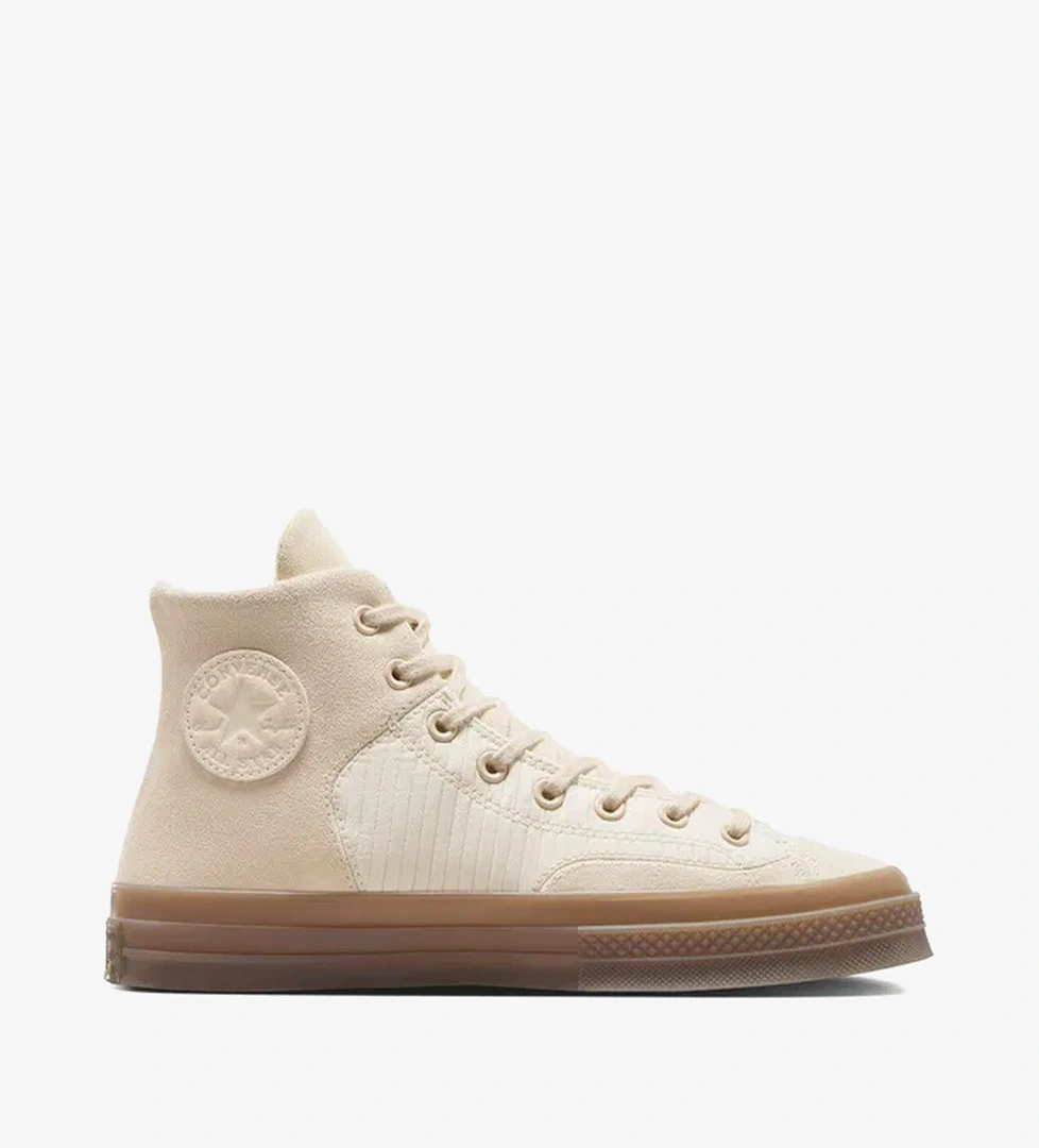 Converse Chuck 70 Marquis Unisex Bej Süet Sneaker - Görsel 1