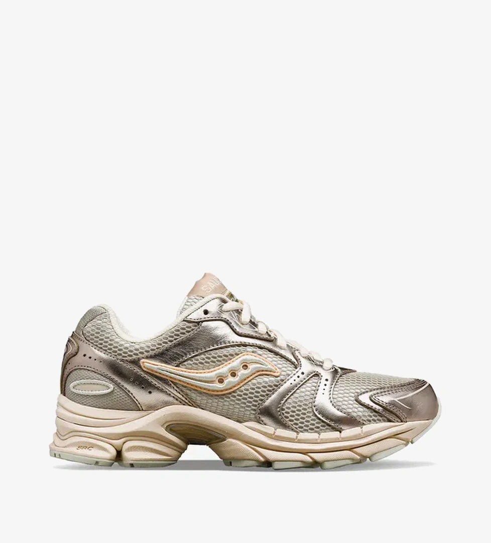 Saucony Progrid Triumph 4 Kadın Bej Sneaker - Görsel 1