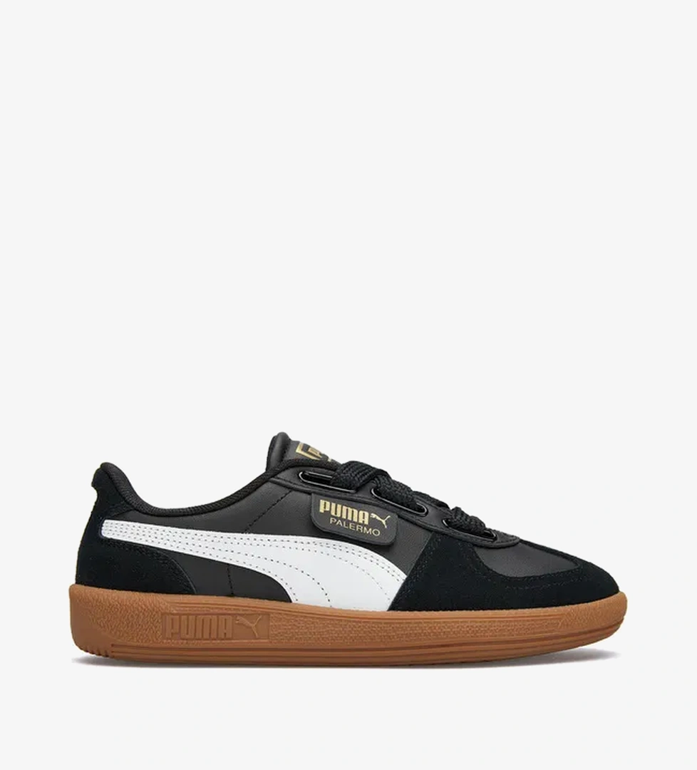 Puma Puma Palermo Wide Lace Sd Kadın Siyah Spor Ayakkabı model görseli