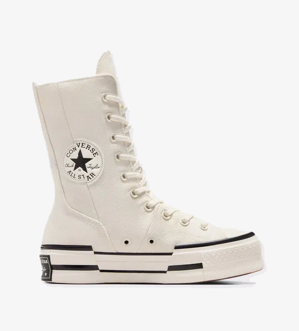 Converse Chuck 70 Plus Unisex Krem Platform Sneaker