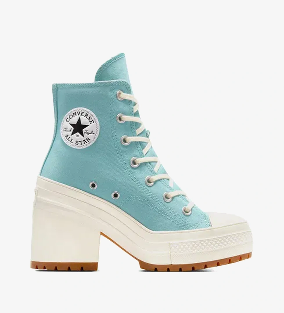 Converse Chuck 70 De Luxe Heel Kadın Mavi Platform Sneaker - Görsel 1