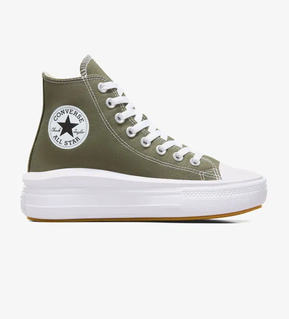 Converse Chuck Taylor All Star Move Platform Unisex Haki Sneaker