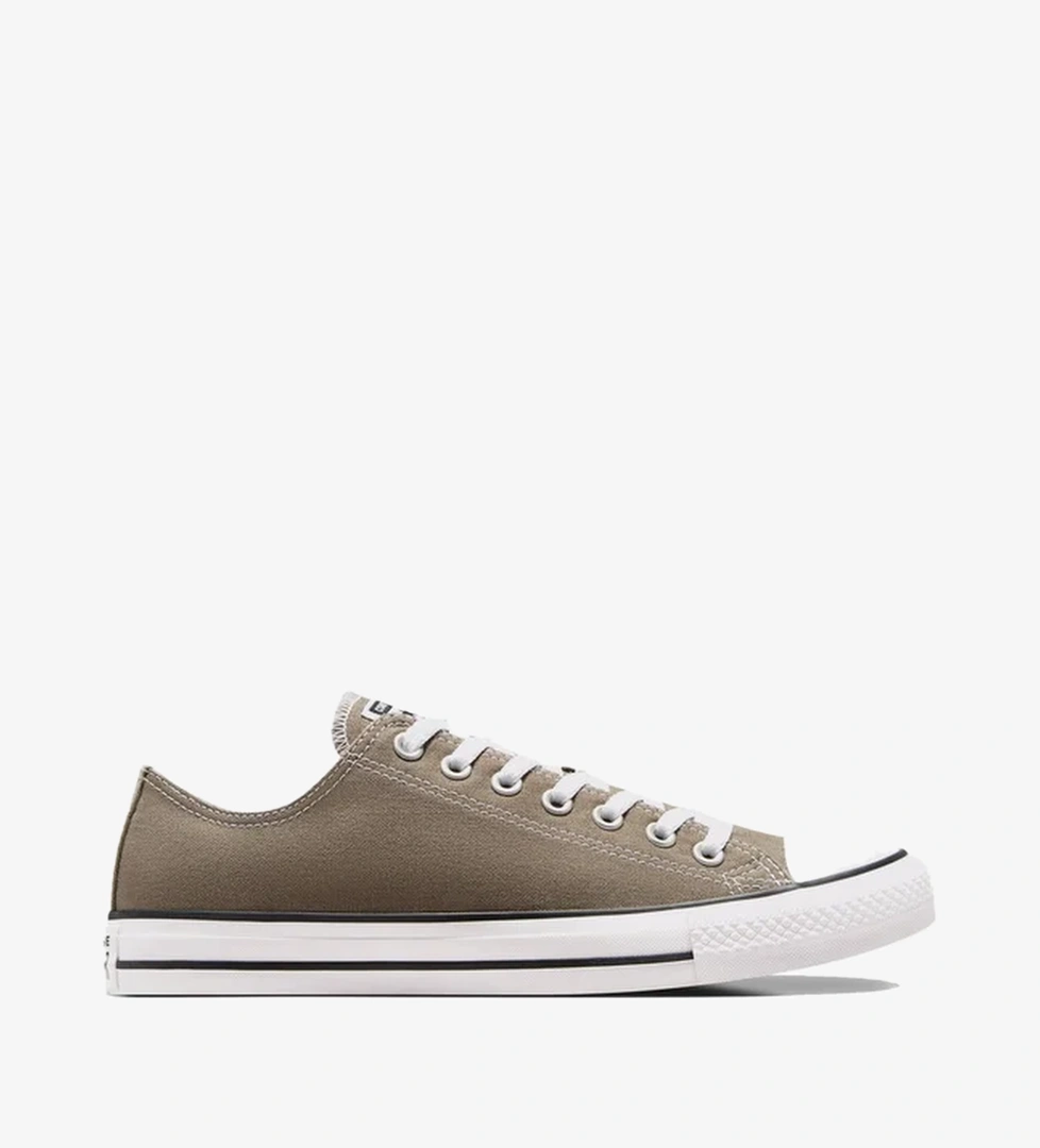 Converse Converse Kahverengi Chuck Taylor All Star Unisex Taupe Low Top Sneaker Occasion'da! Kahverengi - 1. görsel