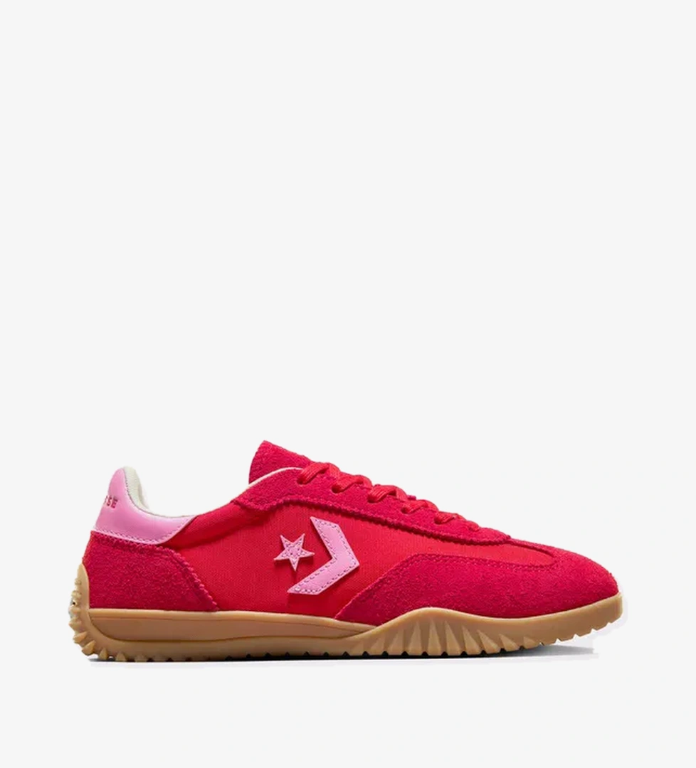 Converse Run Star Trainer Unisex Kırmızı Süet Sneaker