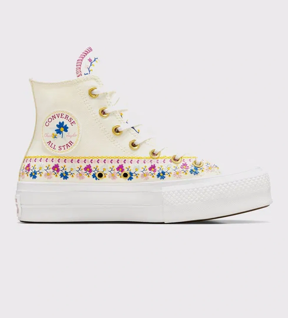 Converse Converse Chuck Taylor All Star Lift Unisex Krem Platform Sneaker model görseli