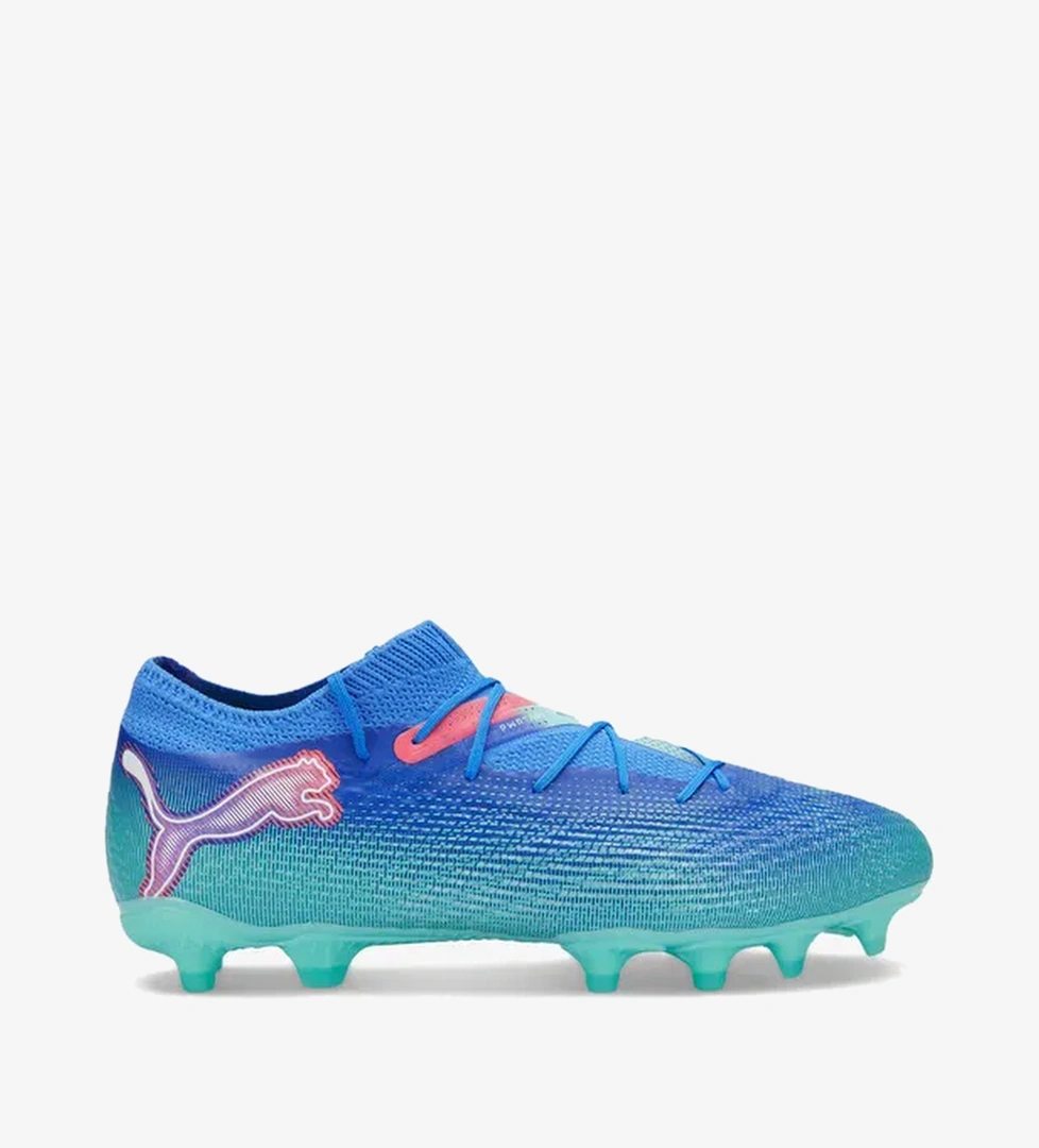 Puma Future 7 Pro + Fg/Ag Erkek Mavi Çim Saha Kramponu - Görsel 1