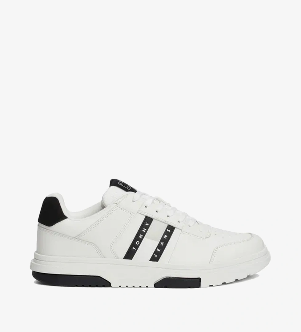 Tommy Jeans The Brooklyn Leather Erkek Siyah Sneaker