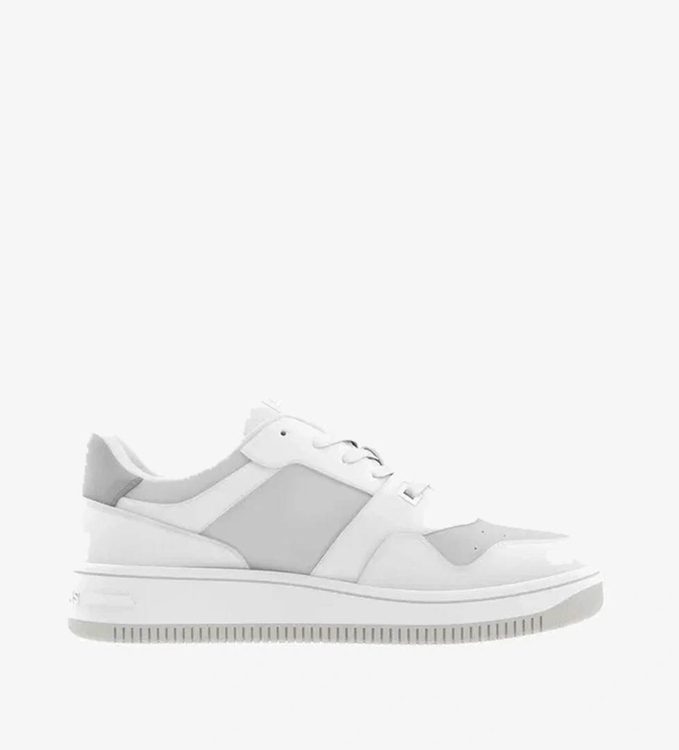 Tommy Jeans Retro Basket Tonal Kadın Gri Spor Ayakkabı