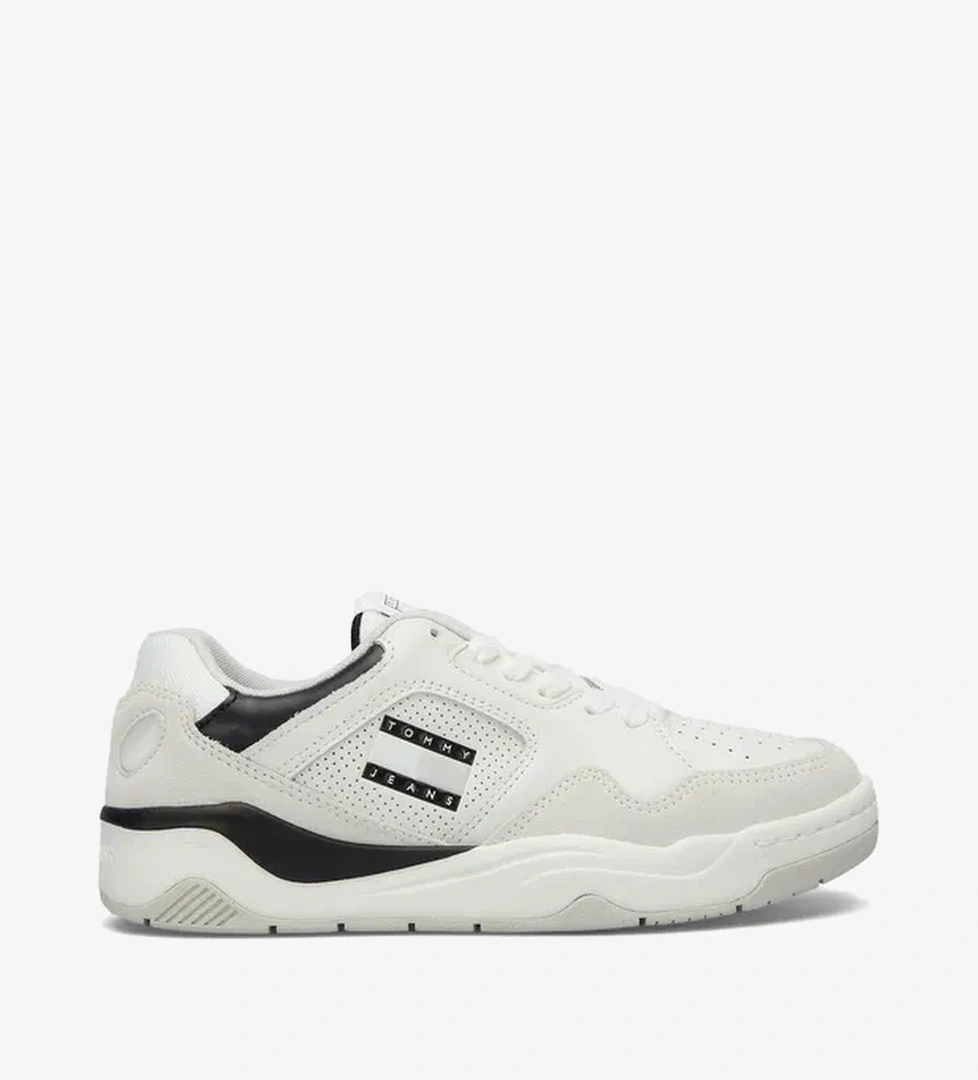 Tommy Hilfiger Tommy Jeans New Basket Kadın Siyah Sneaker model görseli