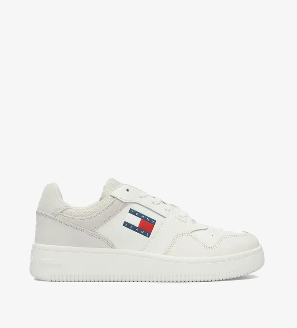 Tommy Jeans Retro Basket Kadın Gri Sneaker - Görsel 1