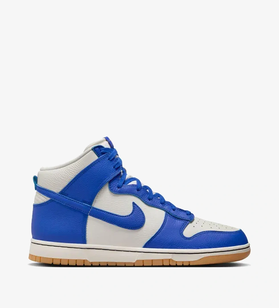 Nike Nike Dunk High Retro Se Erkek Beyaz Mavi Spor Sneaker Ayakkabı model görseli