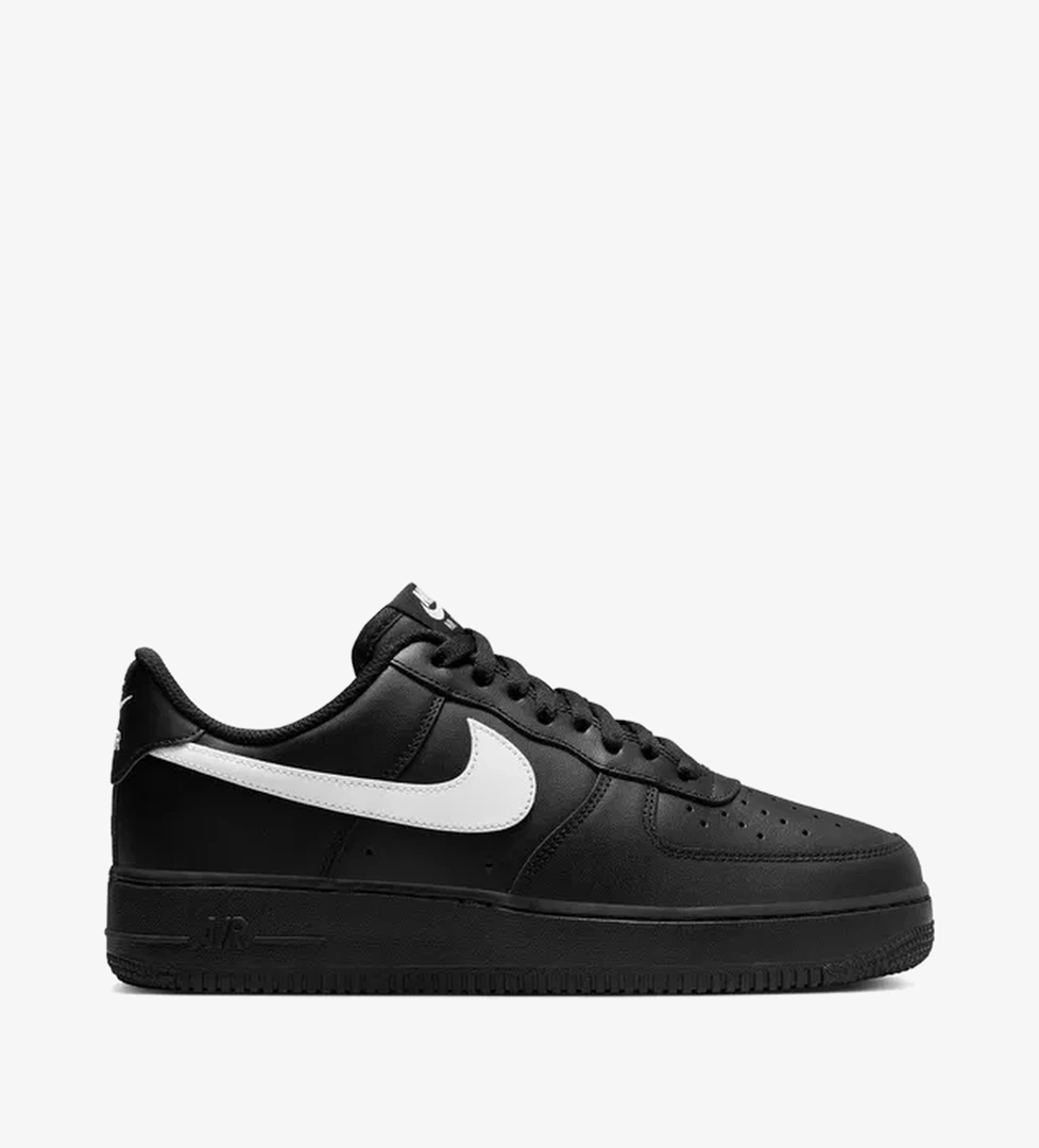 Nike Air Force 1 '07 Erkek Siyah Sneaker - Görsel 1