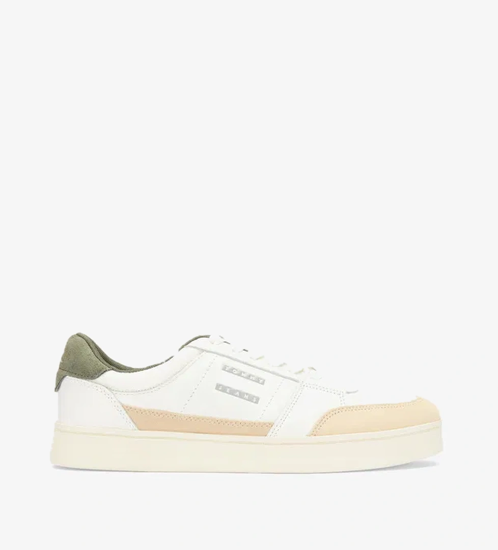 Tommy Jeans The Greenwich Mix Erkek Beyaz Sneaker