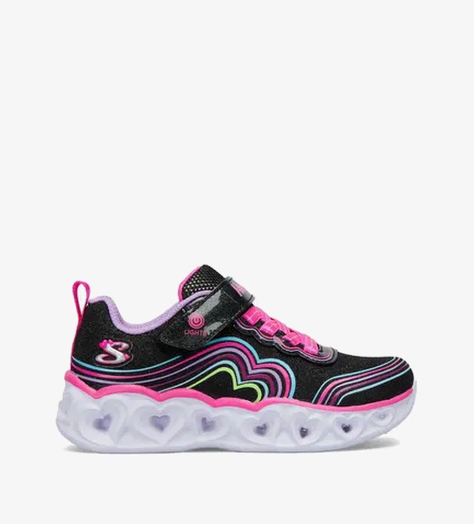 Skechers Heart Lights Çocuk Siyah Spor Ayakkabı