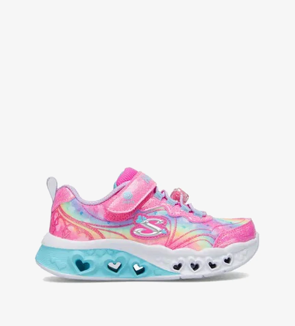 Skechers Flutter Heart Lights Çocuk Pembe/Lavanta Spor Ayakkabı