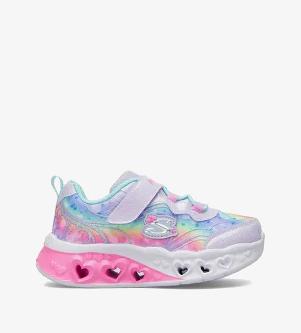 Skechers Skechers Flutter Heart Lights Bebek Işıklı Mor Spor Ayakkabı model görseli