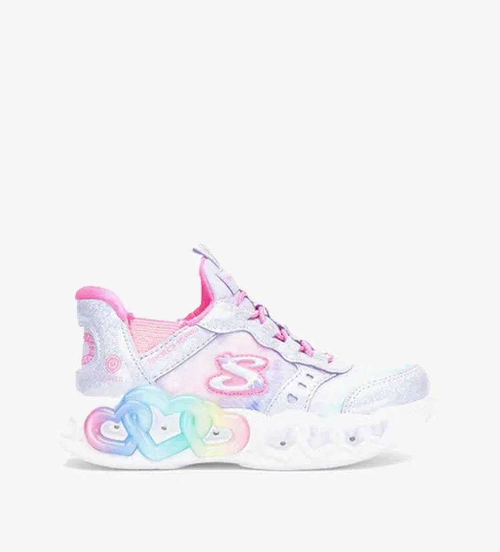 Skechers Skechers infinite Heart Lights Çocuk Mor Spor Ayakkabı model görseli