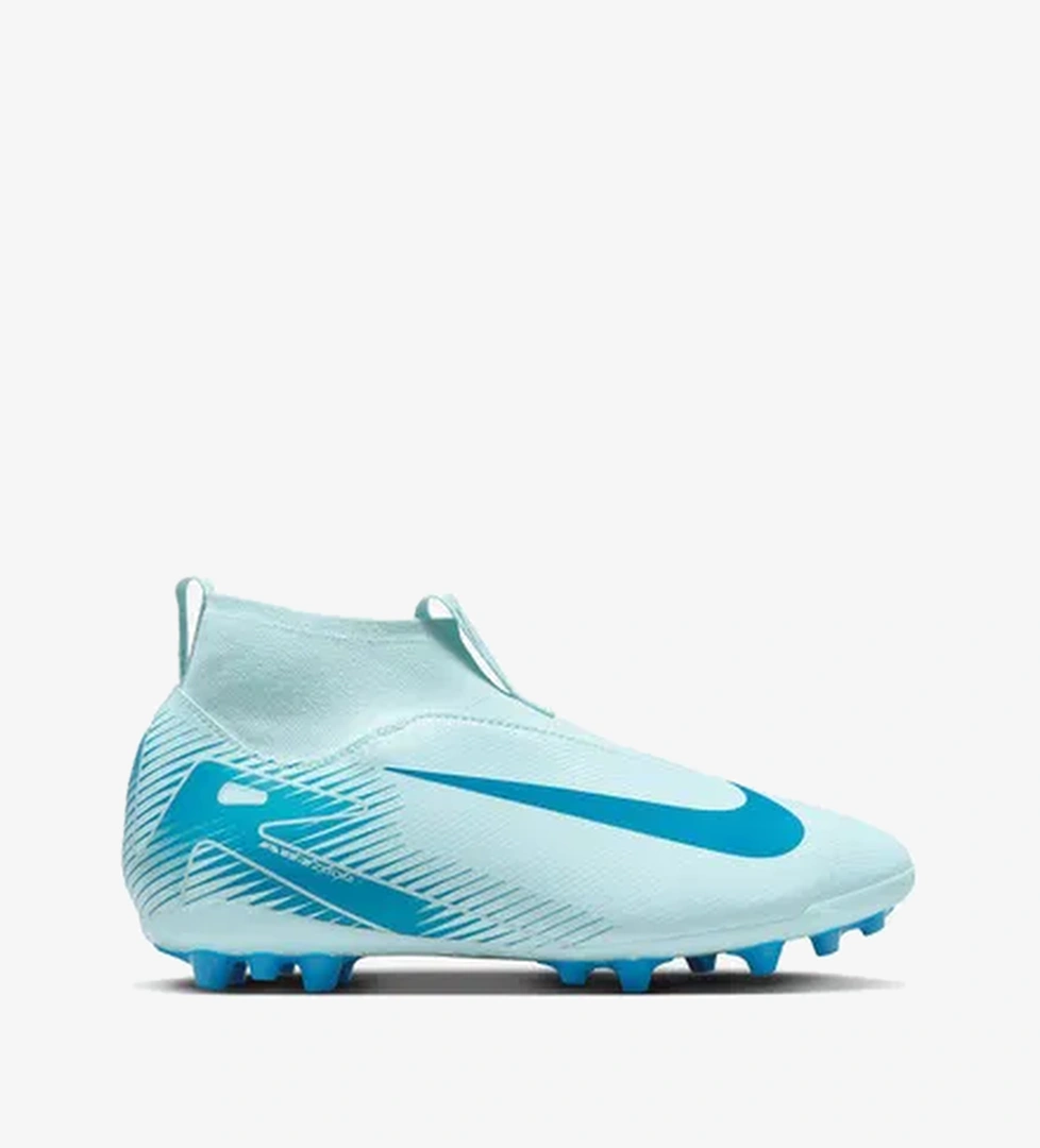 Nike Nike Mercurial Superfly 10 Academy Ag Çocuk Mavi Çim Saha Kramponu Sneaker | Occasion Mavi - 1. görsel