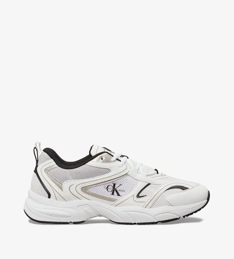 Calvin Klein Retro Tennis Erkek Beyaz Sneaker - Görsel 1