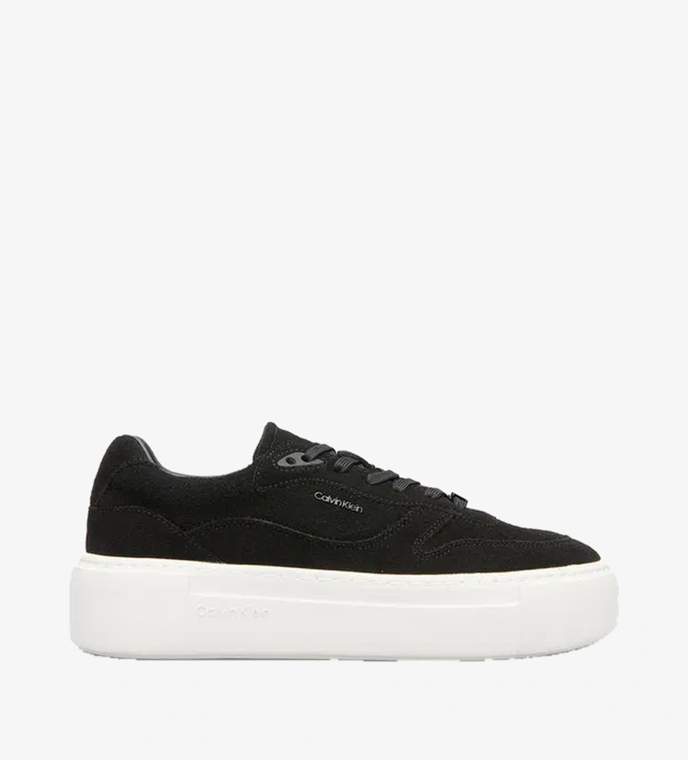 Calvin Klein Ff Cupsole Lace Up Kadın Siyah Spor Ayakkabı - Görsel 1