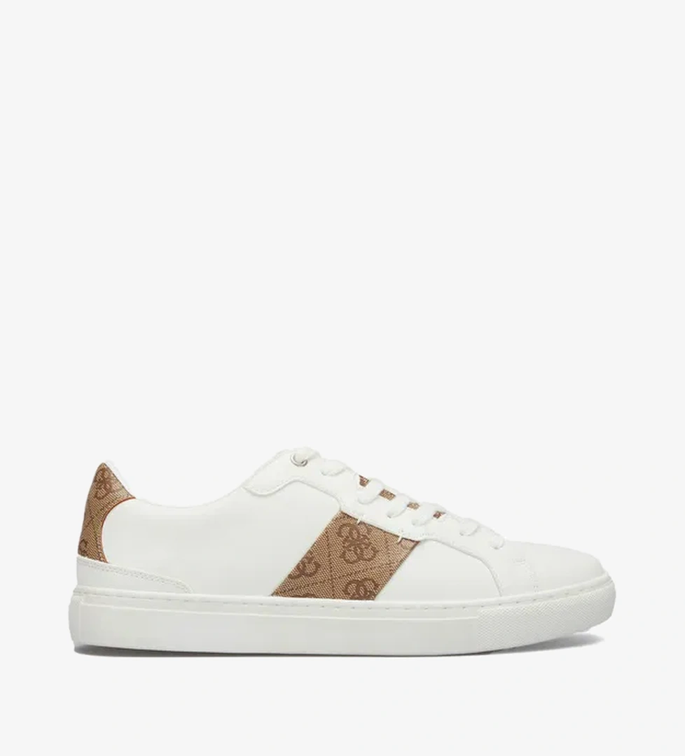 Guess Guess Todı 4G-Shine Embsed Pu/Ip Lama 03 Erkek Beyaz/Bej Spor Ayakkabı model görseli