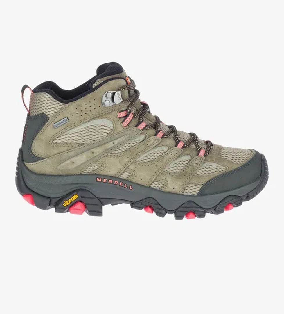 Merrell Moab 3 Mid Gore-Tex Kadın Haki Bot - Görsel 1