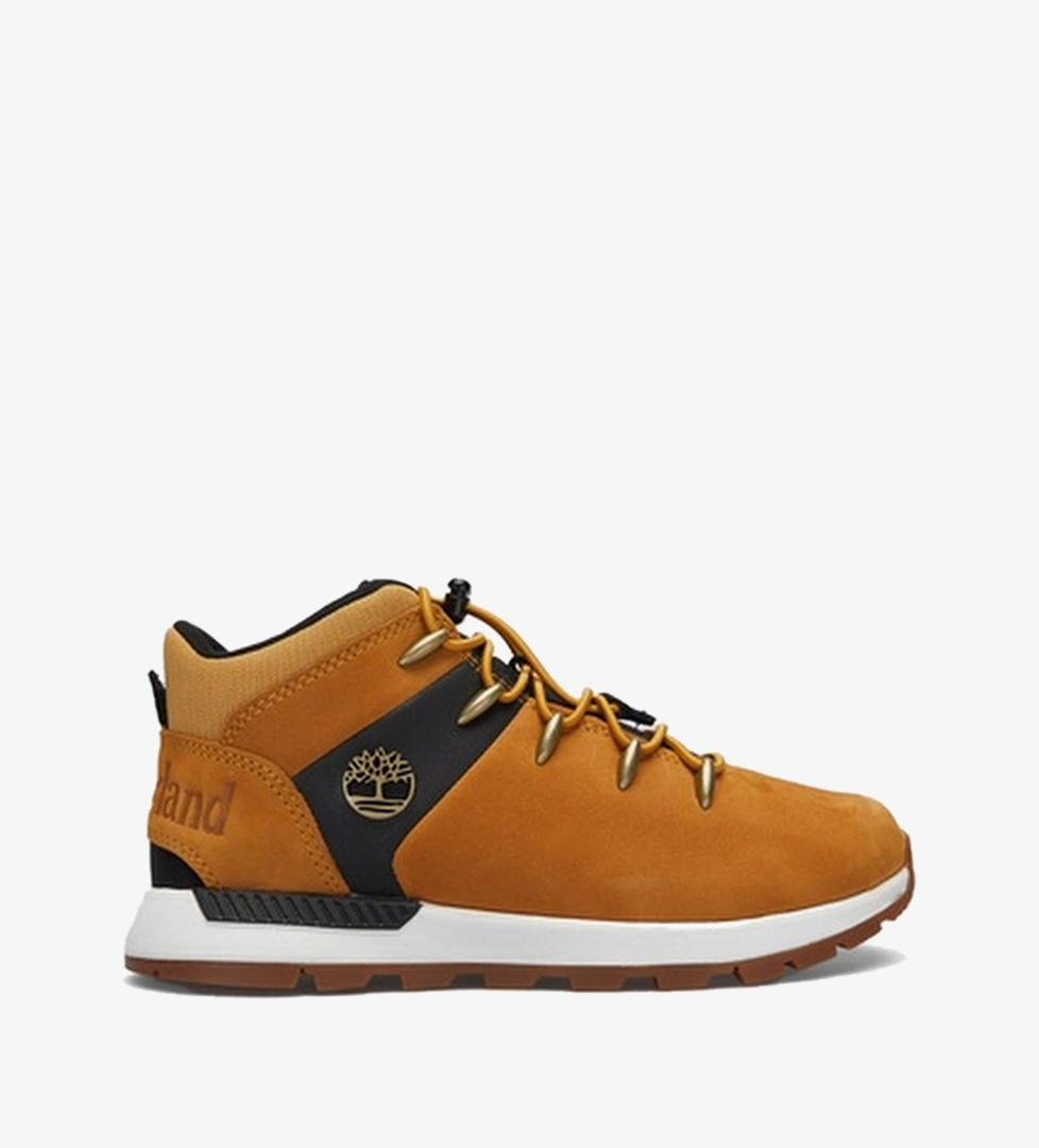 Timberland Kahverengi Timberland Sprint Trekker Mid Bungee Çocuk Outdoor Ayakkabı