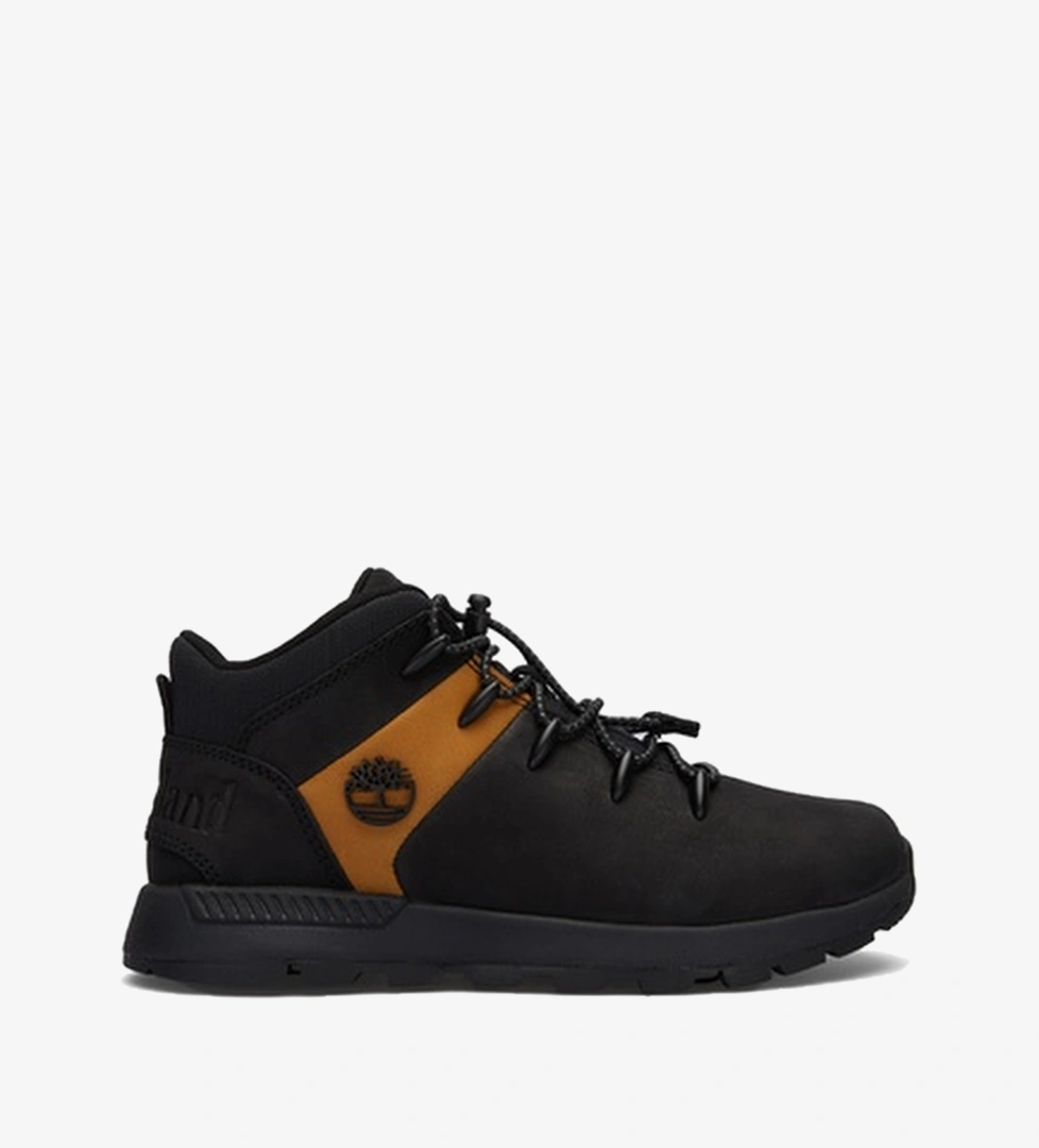 Timberland Sprint Trekker Mid Bungee Çocuk Siyah Outdoor Ayakkabı