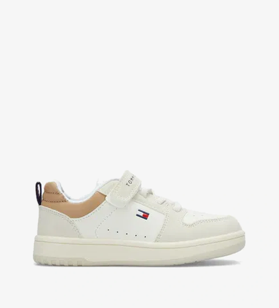 Tommy Hilfiger Tommy Hilfiger Low Cut Lace Up Velcro Bebek Bej Spor Ayakkabı model görseli