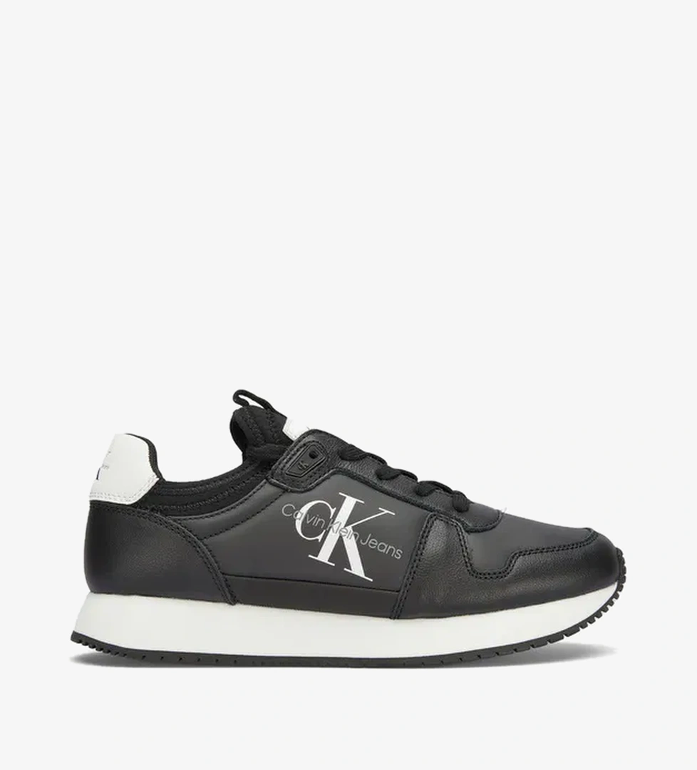 Calvin Klein Jeans Calvin Klein Jeans Runner Sock Laceup Ml Kadın Siyah Spor Ayakkabı model görseli
