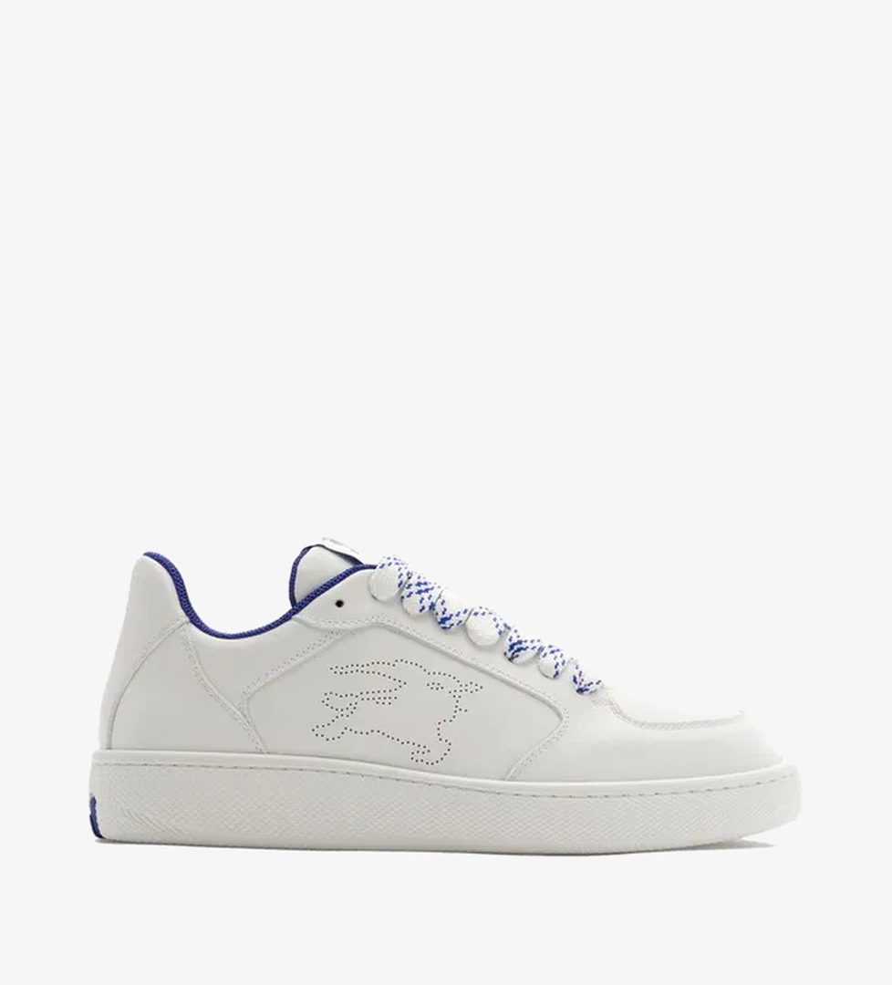 Burberry Leather Stock Kadın Beyaz Spor Ayakkabı - Görsel 1