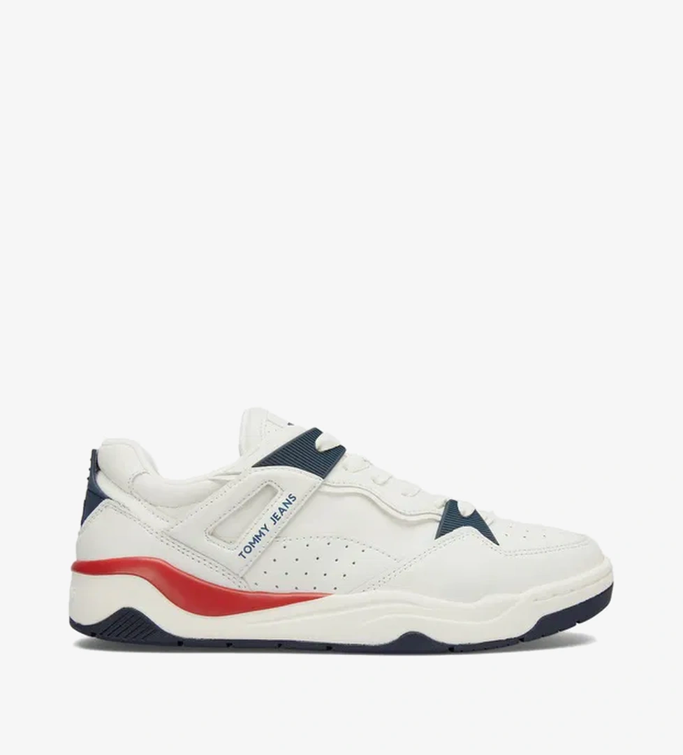 Tommy Hilfiger Tommy Hilfiger Jeans Ultra Basket Erkek Beyaz Spor Ayakkabı model görseli