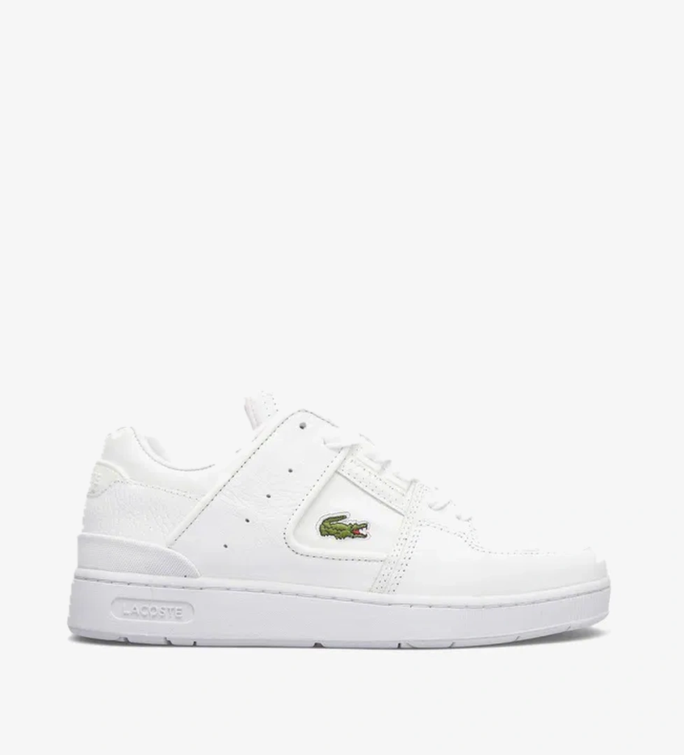 Lacoste Court Cage Leather Kadın Beyaz Sneaker - Görsel 1