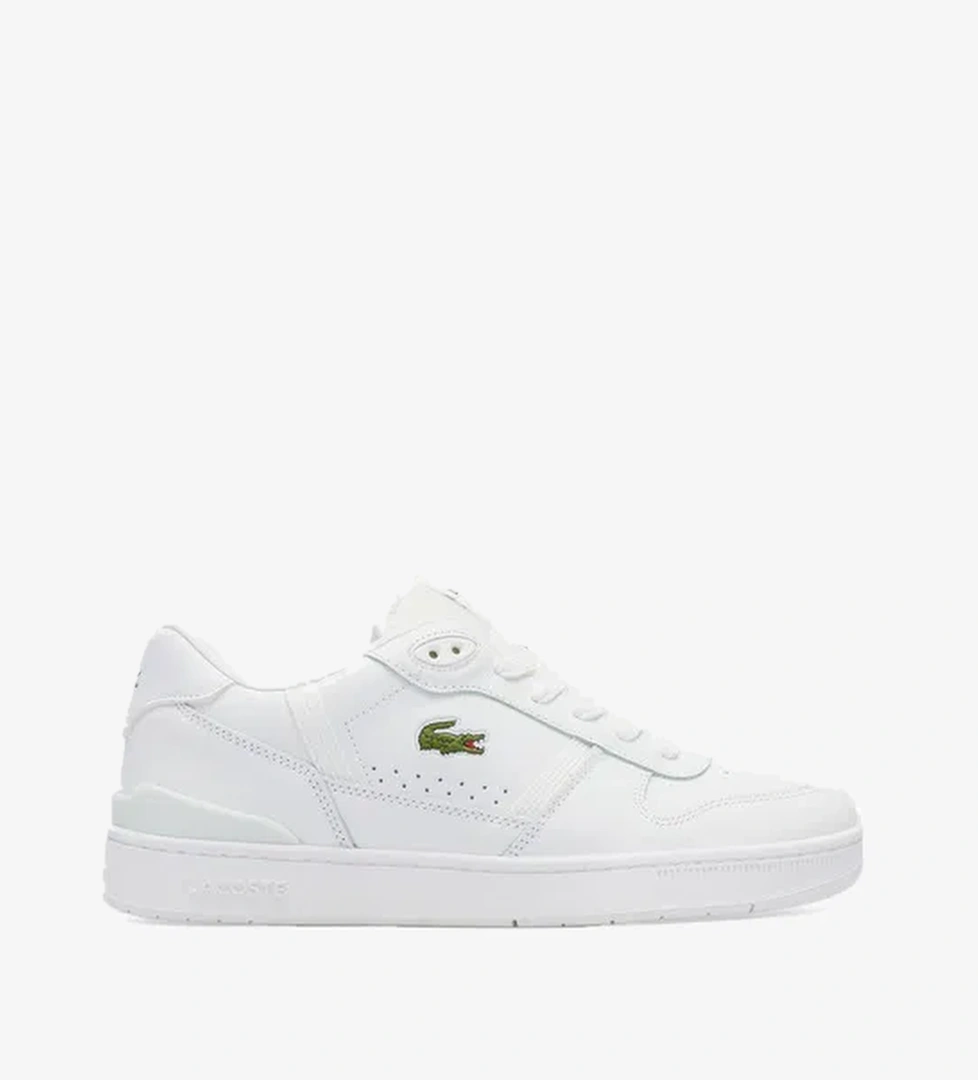 Lacoste T-Clip Set Leather Erkek Beyaz Sneaker
