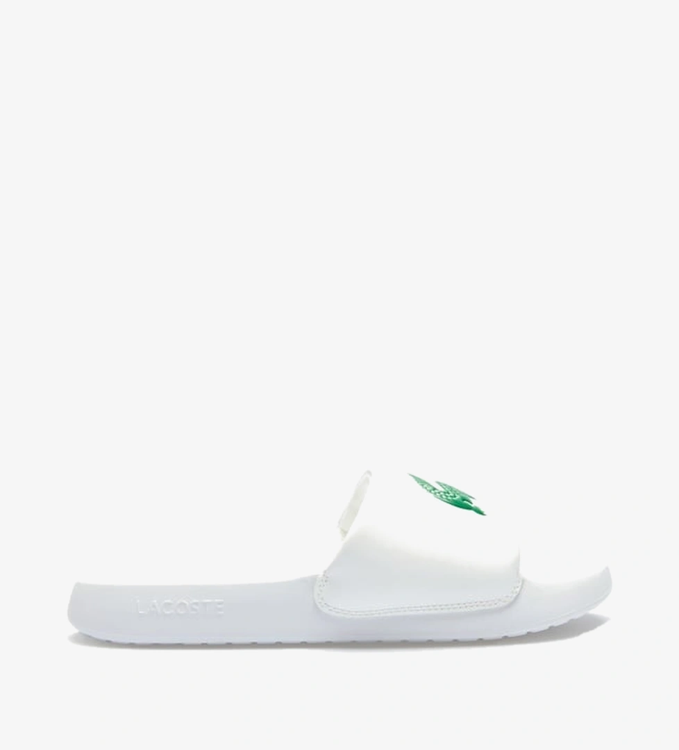 Lacoste Beyaz Lacoste Serve Slide Erkek Terlik