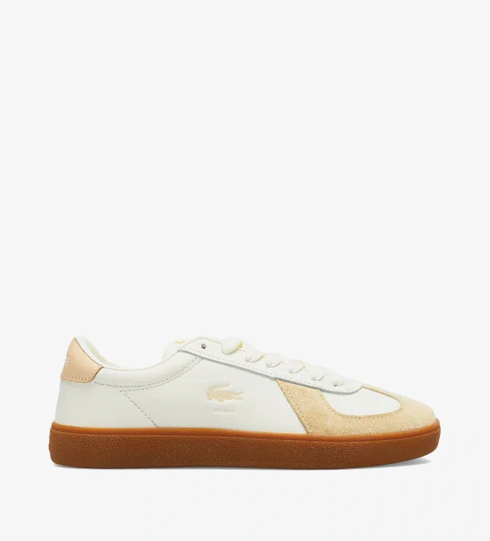 Lacoste Baseshot Pro Leather Kadın Bej Sneaker