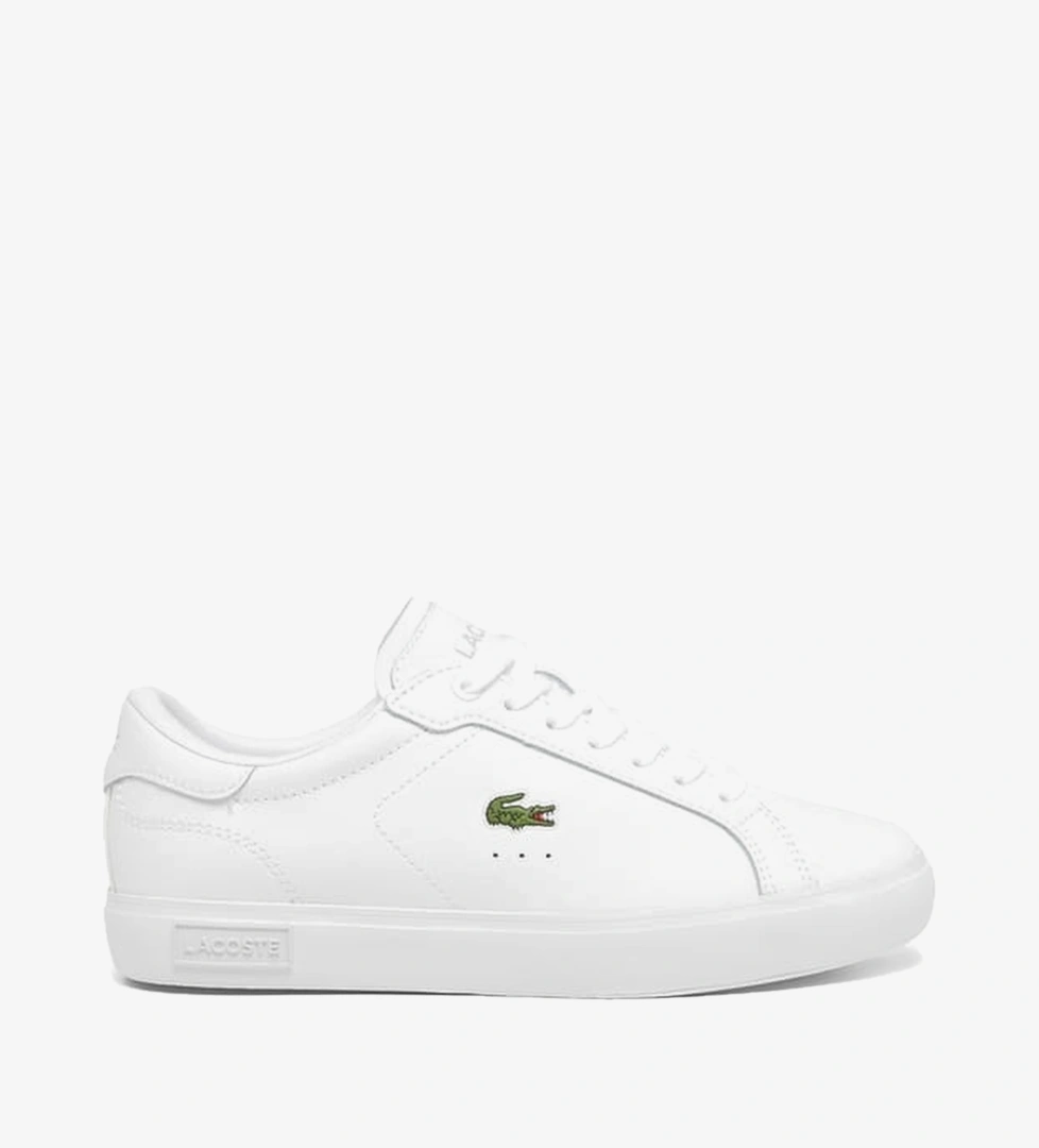 Lacoste Powercourt Leather Kadın Beyaz Sneaker