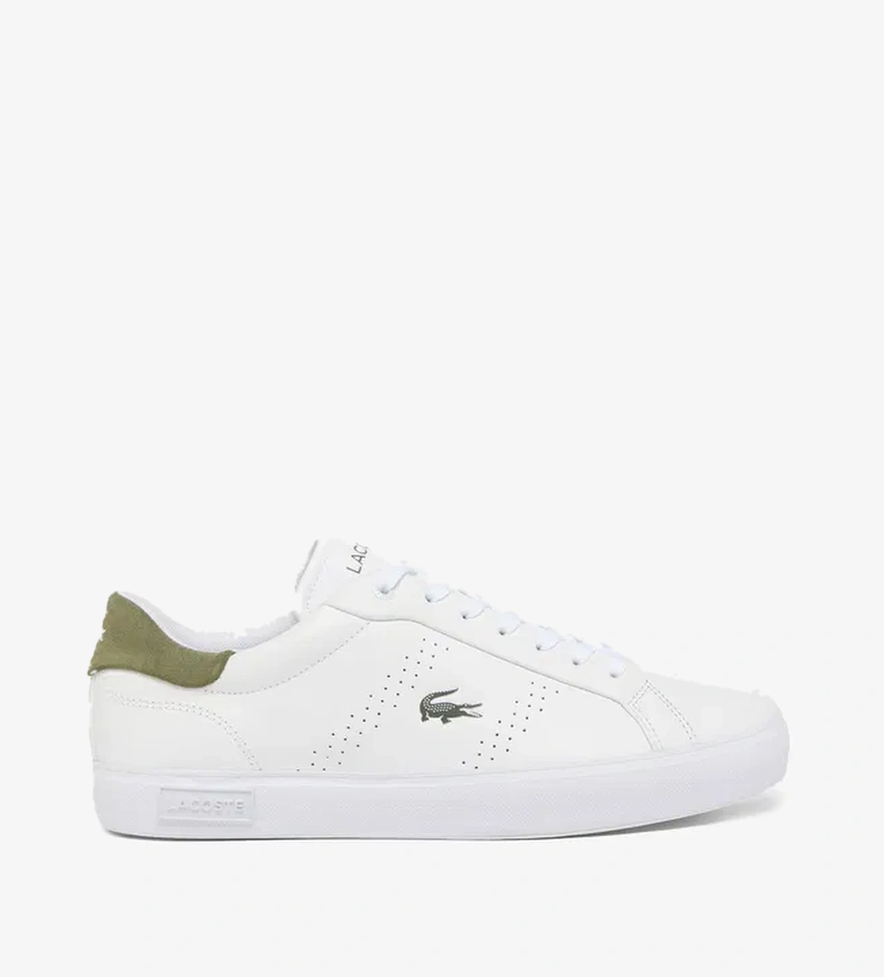 Lacoste Powercourt 2.0 Leather Erkek Beyaz Sneaker