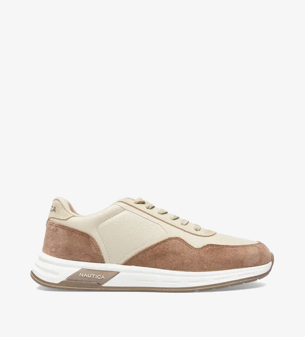 Nautica Erkek Bej Renk Bloklu Sneaker