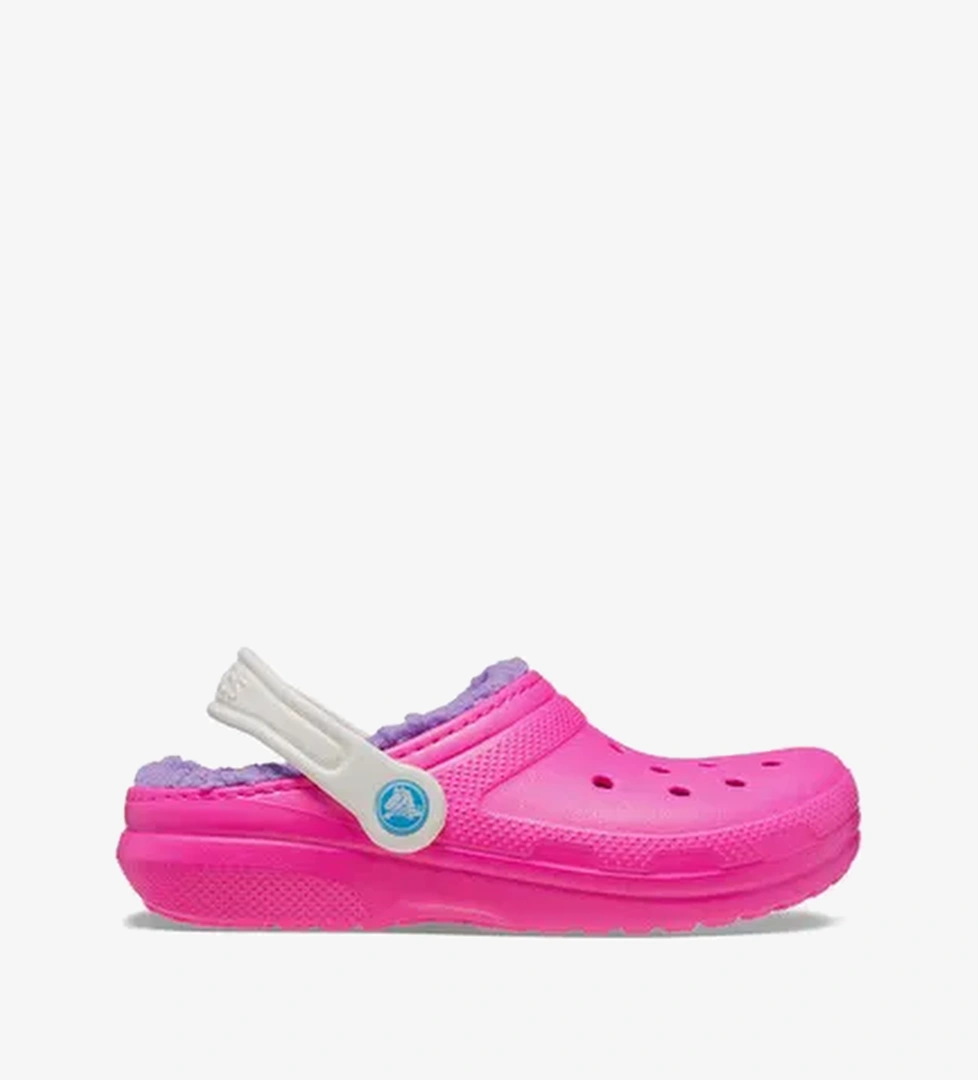 Crocs Crocs Classic Lined Clog Çocuk Pembe Terlik model görseli