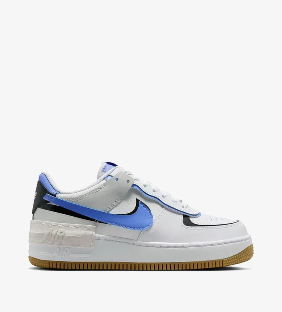 Nike Air Force 1 Shadow Kadın Beyaz/Mavi/ Siyah Sneaker