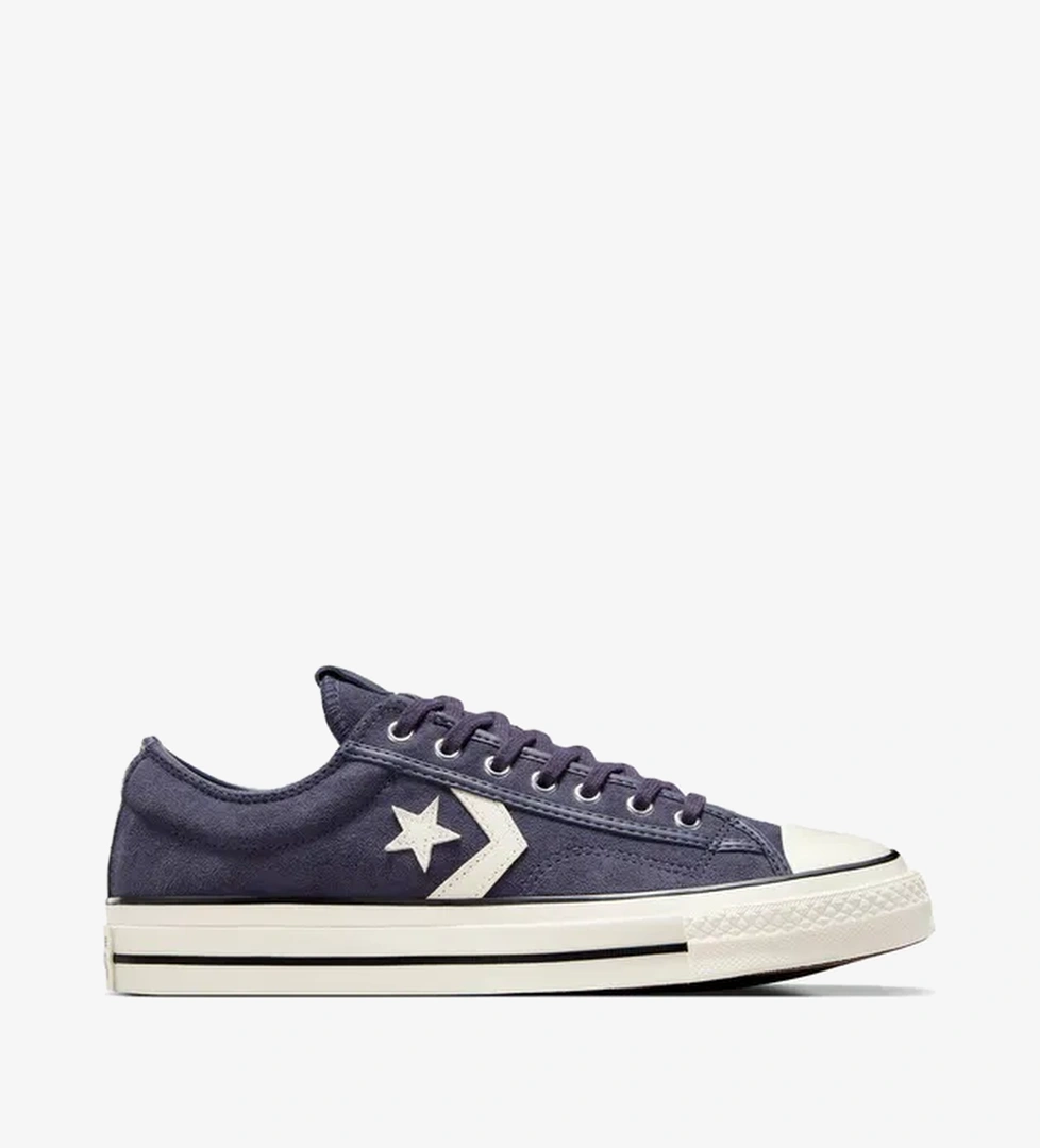 Converse Star Player 76 Unisex Mor Deri Sneaker - Görsel 1
