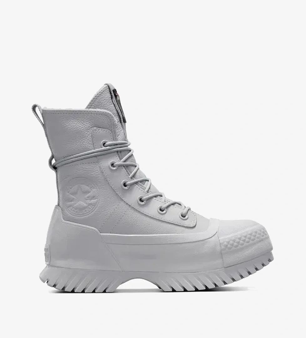 Converse Converse Chuck Taylor All Star Lugged 2.0 Cc Unisex Gri Deri Platform Bot model görseli