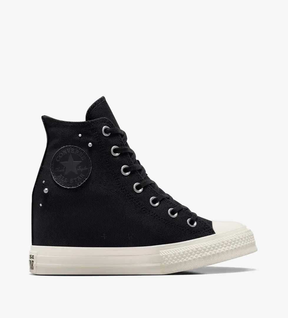 Converse Converse Chuck Taylor All Star Wedge Kadın Siyah Platform Sneaker model görseli