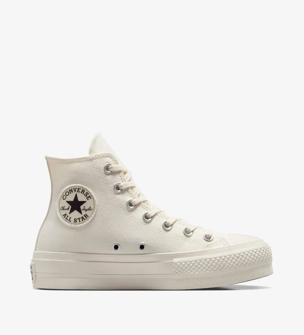 Converse Converse Conversechuck Chuck Taylor All Star Unisex Lift Kadın Krem Platform Sneaker model görseli