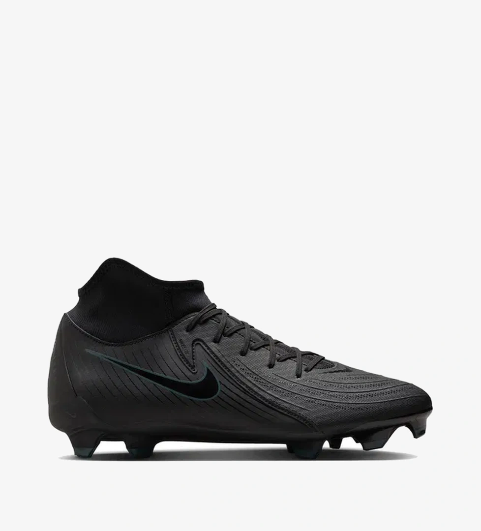 Nike Phantom Luna II Academy Fg/Mg Erkek Siyah Bilekli Çim Saha Kramponu