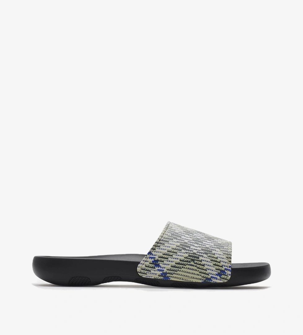 Burberry Burberry Dive Slides Erkek Krem Terlik Occasion'da! Krem - 1. görsel