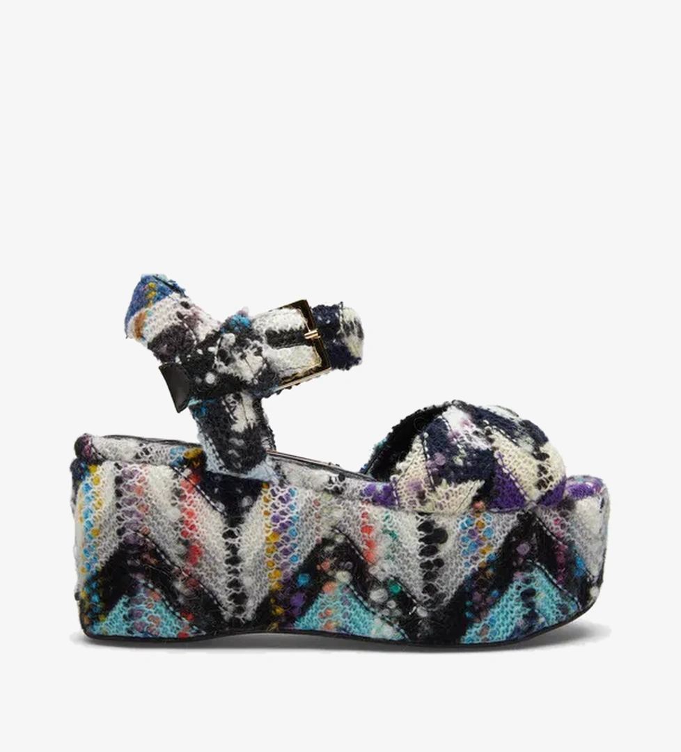 Missoni Kadın Mavi Sandalet