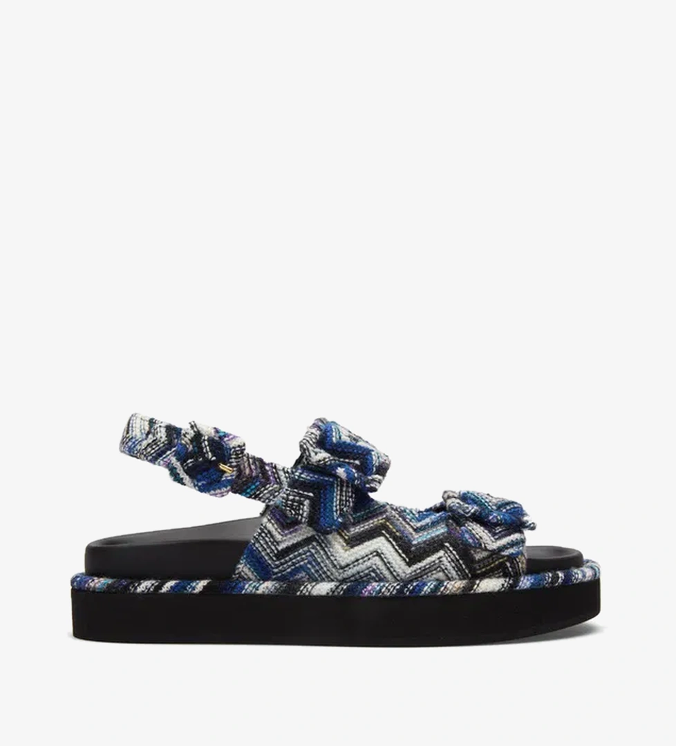 Missoni Kadın Mavi Sandalet - Görsel 1